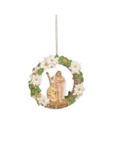 Holy Family Wreath Ornament