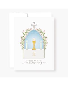 I Prayed for You at Mass Card