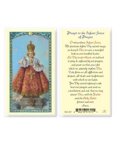 Infant of Prague Holy Card