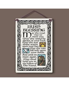 Irish Blessing Ceramic Tile