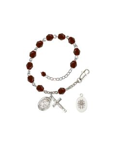 January Birthstone Rsy Bracele