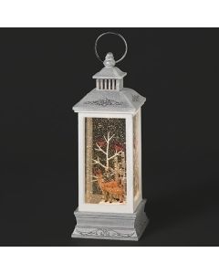 Lantern LED with Deer Scene