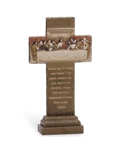 Last Supper Standing Plaque 9"