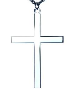 Latin Cross Silver Plated