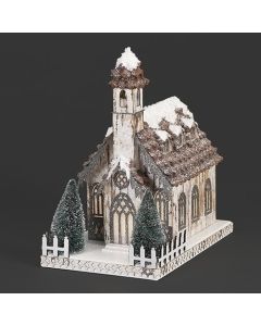 Lighted Church Figure
