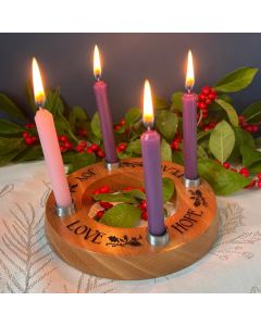 Mini Cedar Advent Wreath