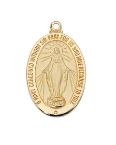 Miraculous Medal GP Pewter