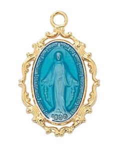 Miraculous Medal G/SS Blue