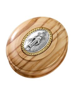 Miraculous Medal Olive Wood Bo