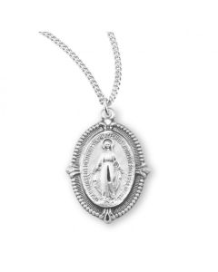 Miraculous Oval Sterling