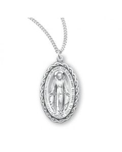Miraculous SS Medal 18" Ch