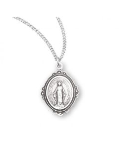 Miraculous Sterling oval