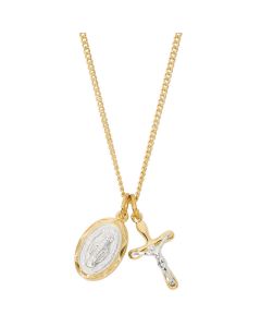 Miraculous/Crucifix Tutone 18"
