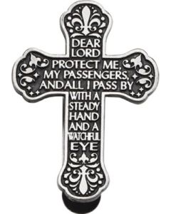 Motorist Prayer Visor Clip