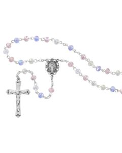 Multi Color Tin Cut Rosary