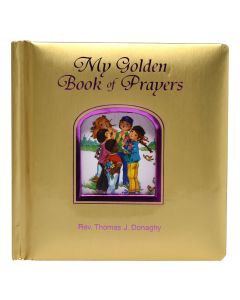 My Golden Book of Prayers, 5 1/8 x 5 1/8, Padded board book