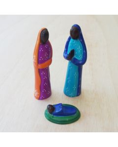 Nativity Soapstone Color 3pc