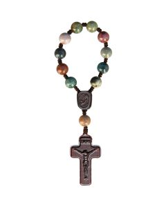 One Decade Rosary Onyx