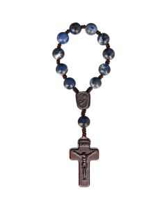 One Decade Rosary Sodalite