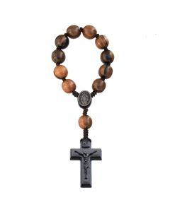 One Decade Wood Rosary