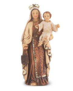 Our Lady of Mt. Carmel 4" Statue  