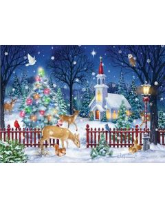 Peaceful Night Christmas card