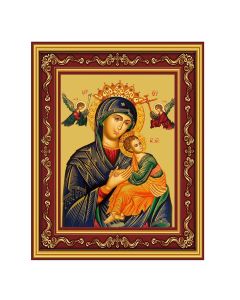 Perpetual Help Icon Framed