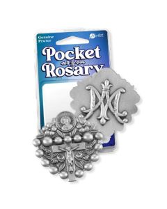 Pewter One Decade Pocket Rosar