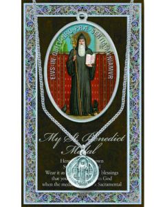 Pewter St. Benedict Medal