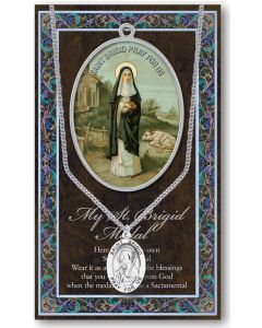 Pewter St. Brigid Medal