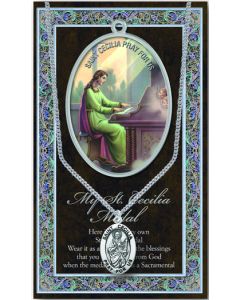 Pewter St. Cecilia Medal