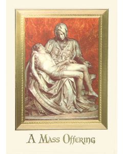 Pieta Mass Card