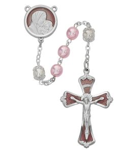 Pink and Pearl Rosary