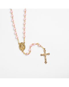 Pink Pearl Rosary