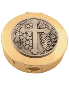 Pyx with Cross & Wheat