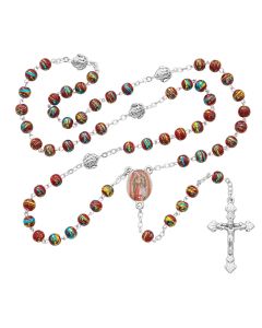 Red Venetian Glass Rosary