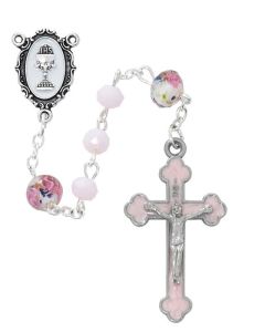 Rosary 6mm Pink Matt