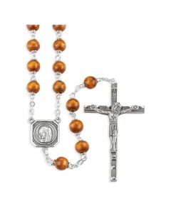 Rosary 7mm Brown Boxwood