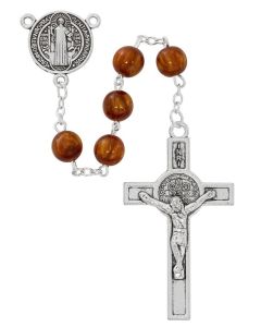 Rosary 8MM Sandstone Glass