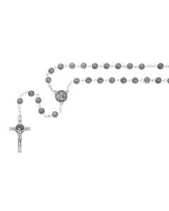 All Metal St Benedict Rosary