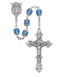 Rosary Blue Crystal AB