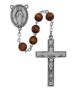 Rosary Brown Wood 7mm