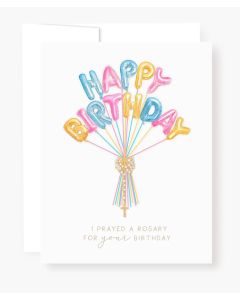 Rosary Card Birthday