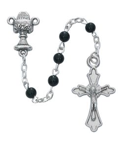 Rosary Communion Black