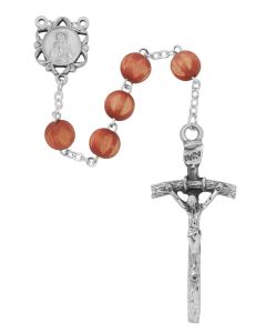 Rosary Light Brown wood