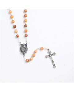 Rosary Olivewood Lourdes Relic
