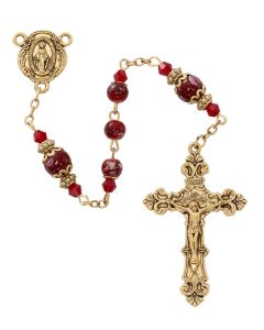 Rosary Red Marbeline