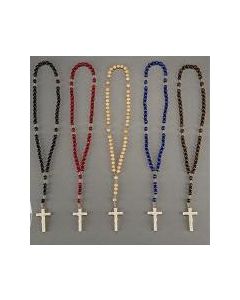 Rosary with Carved Crucifix