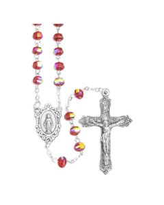 Ruby Crystal Rosary