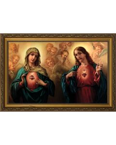 Sacred Hearts 6x9 Framed